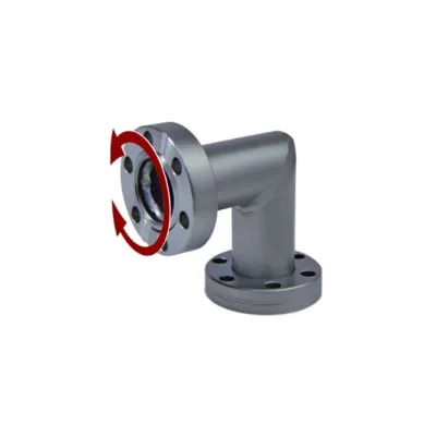 Cot 90°, Mitrat, DN 160 CF Oțel Inoxidabil 304L — Componente de vid ISO-CF | eVidanja.ro