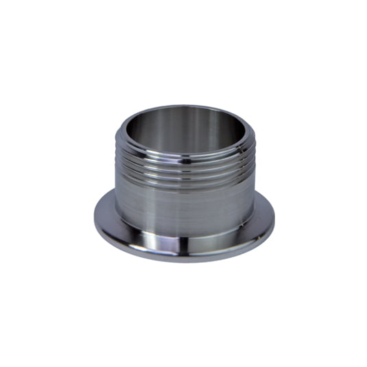 Flanșă cu filet pentru țeavă, DN 25 ISO-KF oțel inoxidabil 304/1.4301, G1/2″, masculin